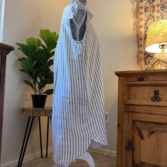 Splendid Pirouette Striped Henley Dress XL - Picture 9 of 12